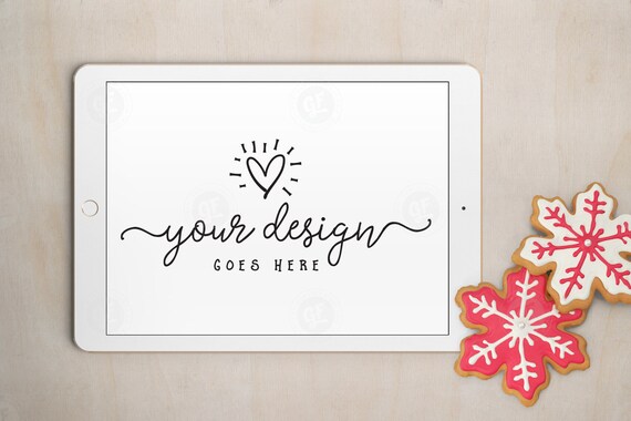 Holiday Ipad Mockup Psd Styled Desktop Stock Photo Holiday Ipad Mockup Psd Styled Desktop Stock Photo