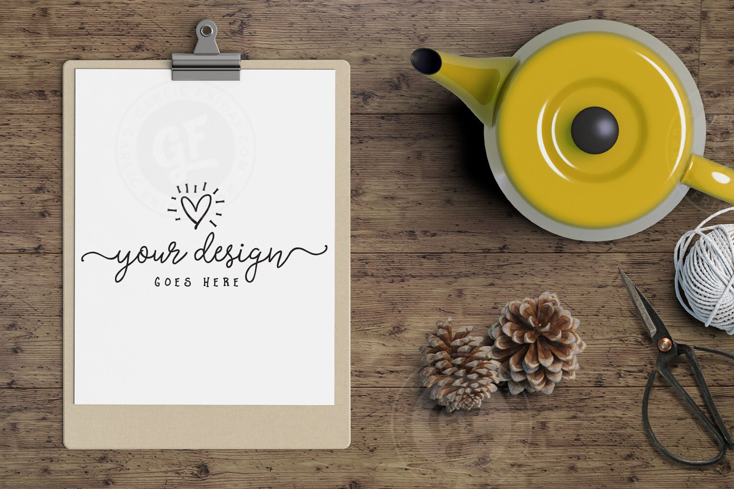 Download Styled Stock Photo Styled Desktop Clipboard Teapot String | Etsy