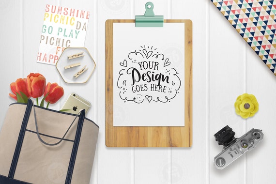Mompreneur Styled Scene Desktop Stock Photo Psd Clipboard Etsy