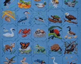 Marsh Sampler kruissteekpatroon pdf direct downloaden