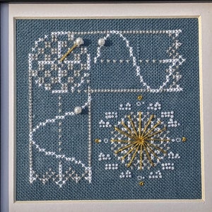 Unit Circle Sine and Cosine Cross Stitch Pattern PDF Instant Download
