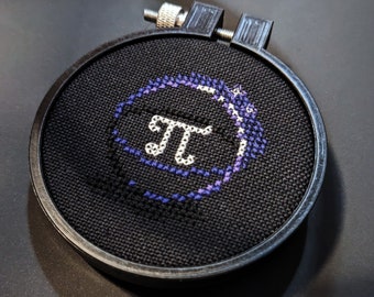 Pi Day Cross Stitch Pattern PDF Instant Download
