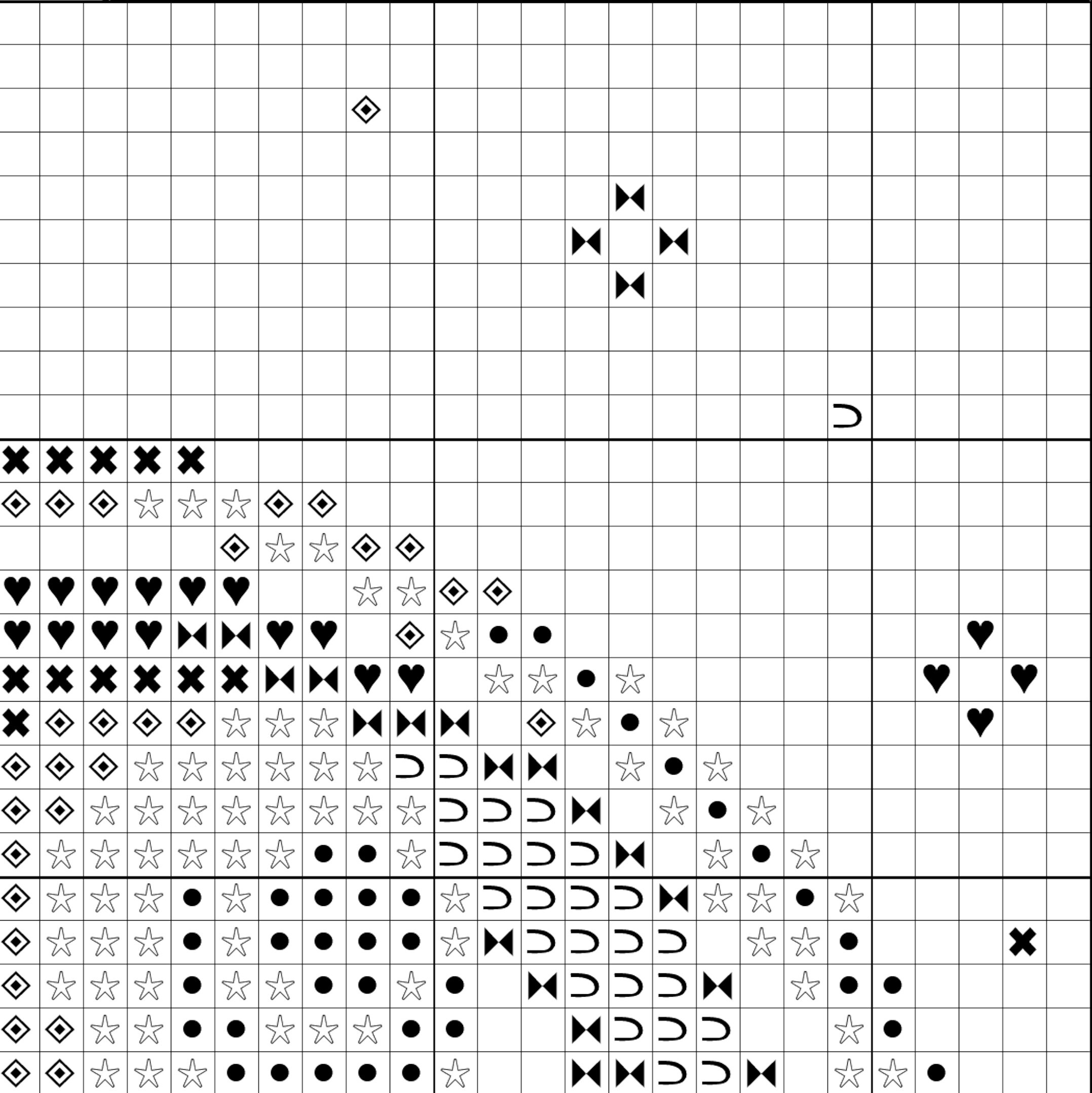 Intersex Pride Cross Stitch Pattern PDF Instant Etsy