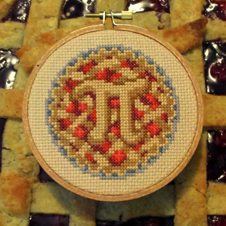 Pi Pie Cross Stitch Pattern PDF Instant Download | Etsy