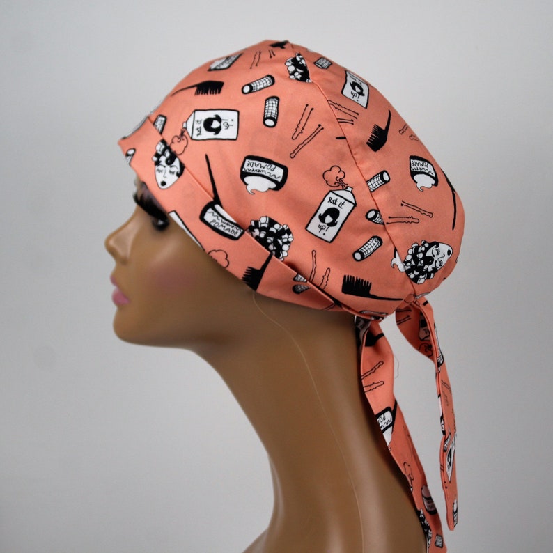 Surgical Cap Scrub Cap Vet Hat Dental Office Hat Tie back scrub hat for Women Surgical Hat