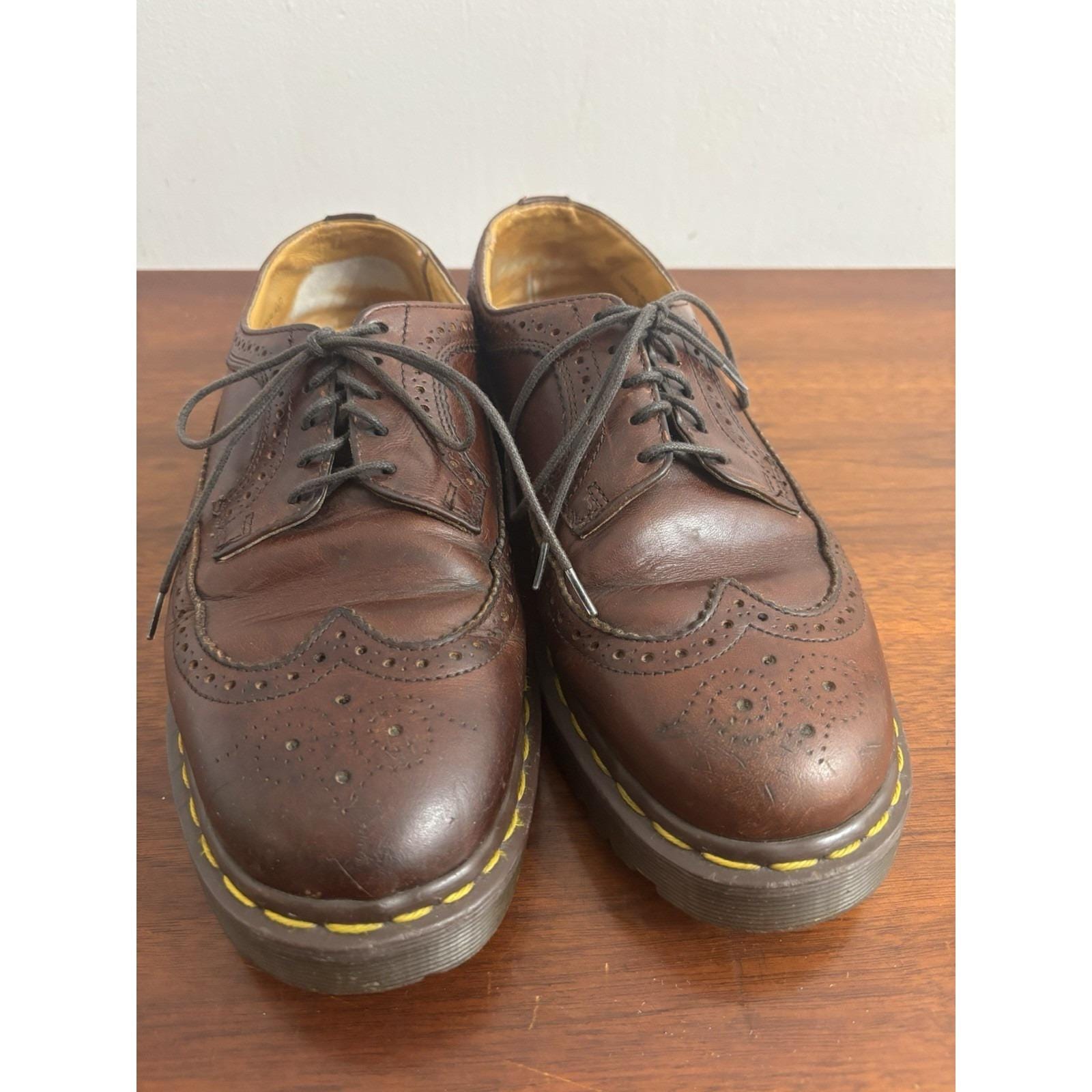 Dr.Martens Wing tip ボルドー Dr. Martens Wing tip Leather Shoes Bordeaux US About 6.5 (K-124700)