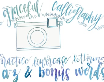 50% OFF~Beginner Lowercase Lettering Practice Sheets