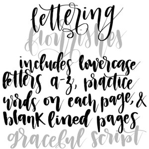 50% OFF~Lettering Practice with Flourishes