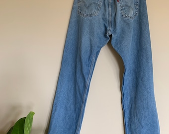 levi's button fly 501 blues