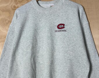 Vintage St Cloud State Logo Logo TCF Gray Crewneck Sweatshirt size XL