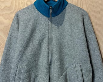 St.john’s bay wool jacket 90s Vintage St Johns Bay Jacket Black Wool Quilted Lined Insulated 90s