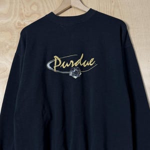 Embroidered Purdue Sweatshirt - Etsy