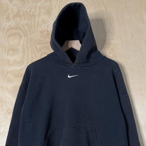 パーカー NIKE CENTER LOGO HOODIE Nike Center Swoosh Hoodie Black - Etsy