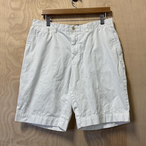 Vintage Y2K Polo Ralph Lauren White Cotton Short size 34
