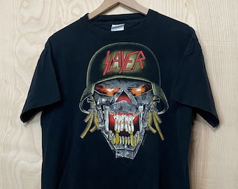 Vintage Slayer Clash of the Titans 1991 Tour Black Cotton T Vintage Slayer Clash of the Titans 1991 Tour Black Cotton T