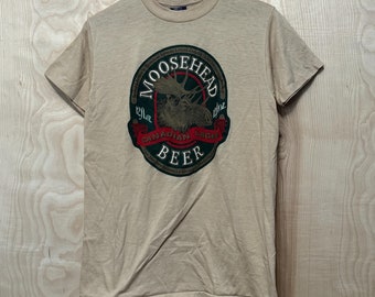 80年代ムースヘッドビールのヴィンテージラグランTシャツ：Frugal