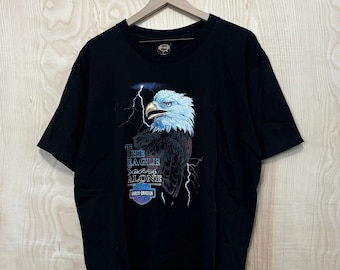 Vintage 90s Harley Davison the Eagle Soars Alone San Antonio Texas