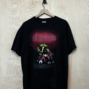 Vintage Primus 1993 Cheesy Home Video Black Cotton T Shirt Size XL