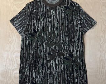 Vintage 90-tals Realtree kamouflage bomull polyester t-shirt storlek XL Tillverkad i USA