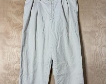 Calça cáqui plissada Old Navy vintage Y2K, tamanho 34 x 32.