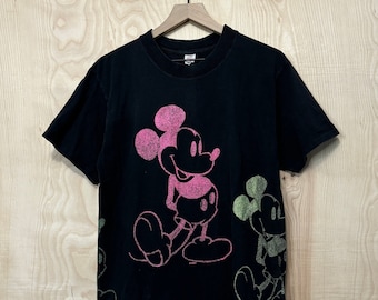 Vintage 80's Mickey Mouse All Over Print T-shirt - Etsy Israel