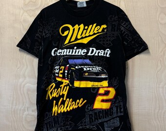 Vintage Rusty Wallace Miller Genuine Draft Car All Over