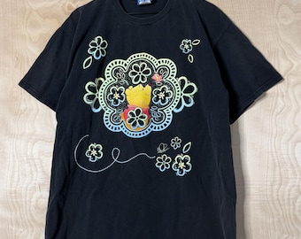 ヴィンテージスパイダース 両面グラフィック ブラック Tシャツ サイズ