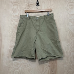 Vintage Y2K Levis Tan Cotton Carpenter Short size 36