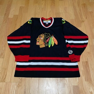 Chicago Blackhawks Black Jersey NHL Fan Apparel & Souvenirs for sale