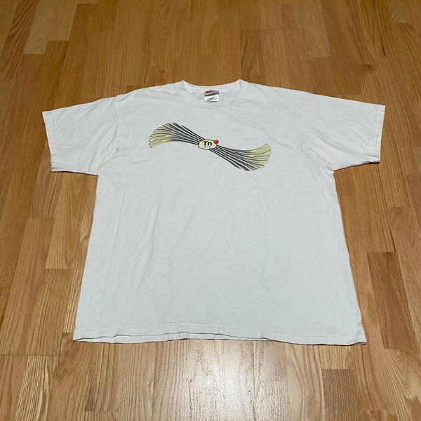 vintage des années 90 Nike Air Max TN Tuned Air Logo White Cotton T Shirt taille Large Made in USA