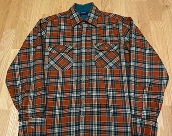 Vintage Print Ad 1954 Arrow Country Flannels Casual Wear Shirts Now.... Light As A Feather Fabric Warm As Toast