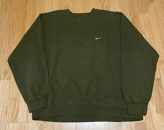 Brown Nike Crewneck - Etsy