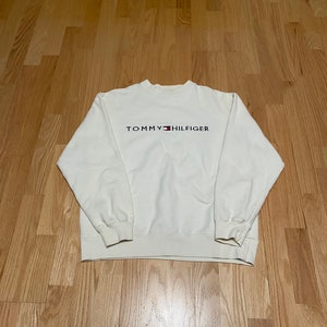 Tommy icons shield embroidery sweatshirt clearance