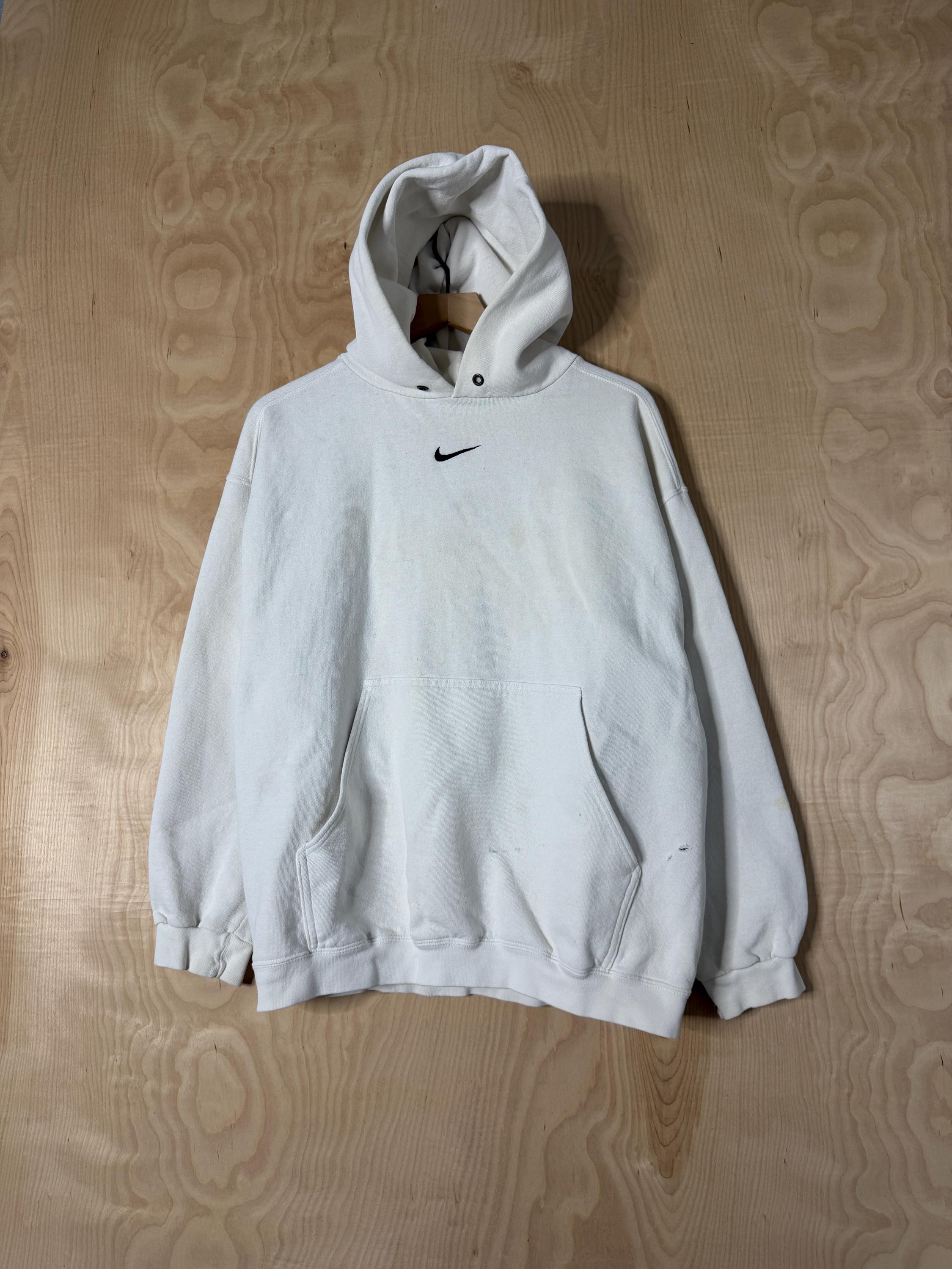 90s Nike Center Swoosh Hoodie - Etsy