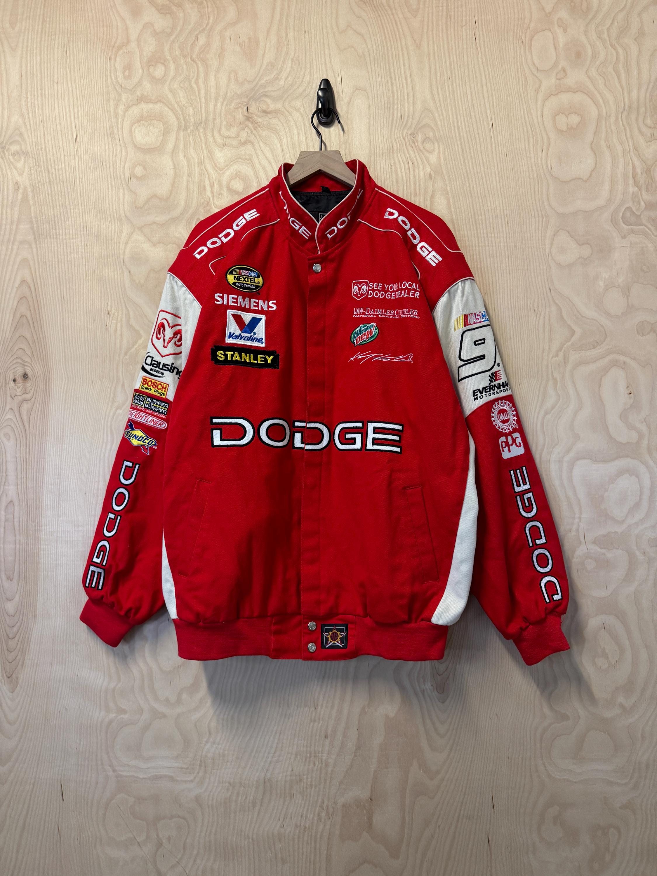 JH DESIGN DODGE ダッジ レーシングジャケット ブルゾン 刺繍ロゴ