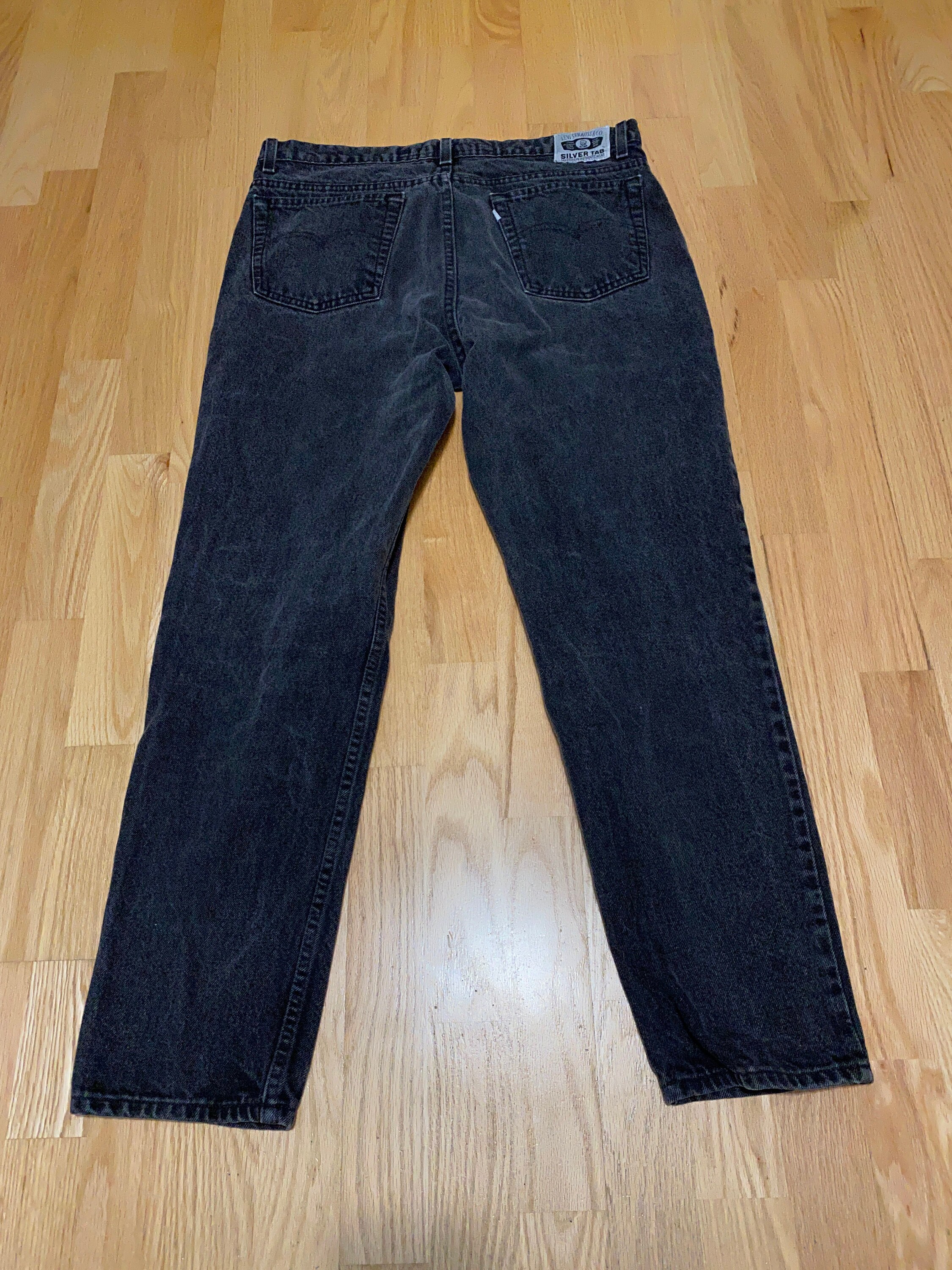 Vintage Levis 512 Silver Tab Black Jean Size 38x30 Made in USA | Etsy  Australia