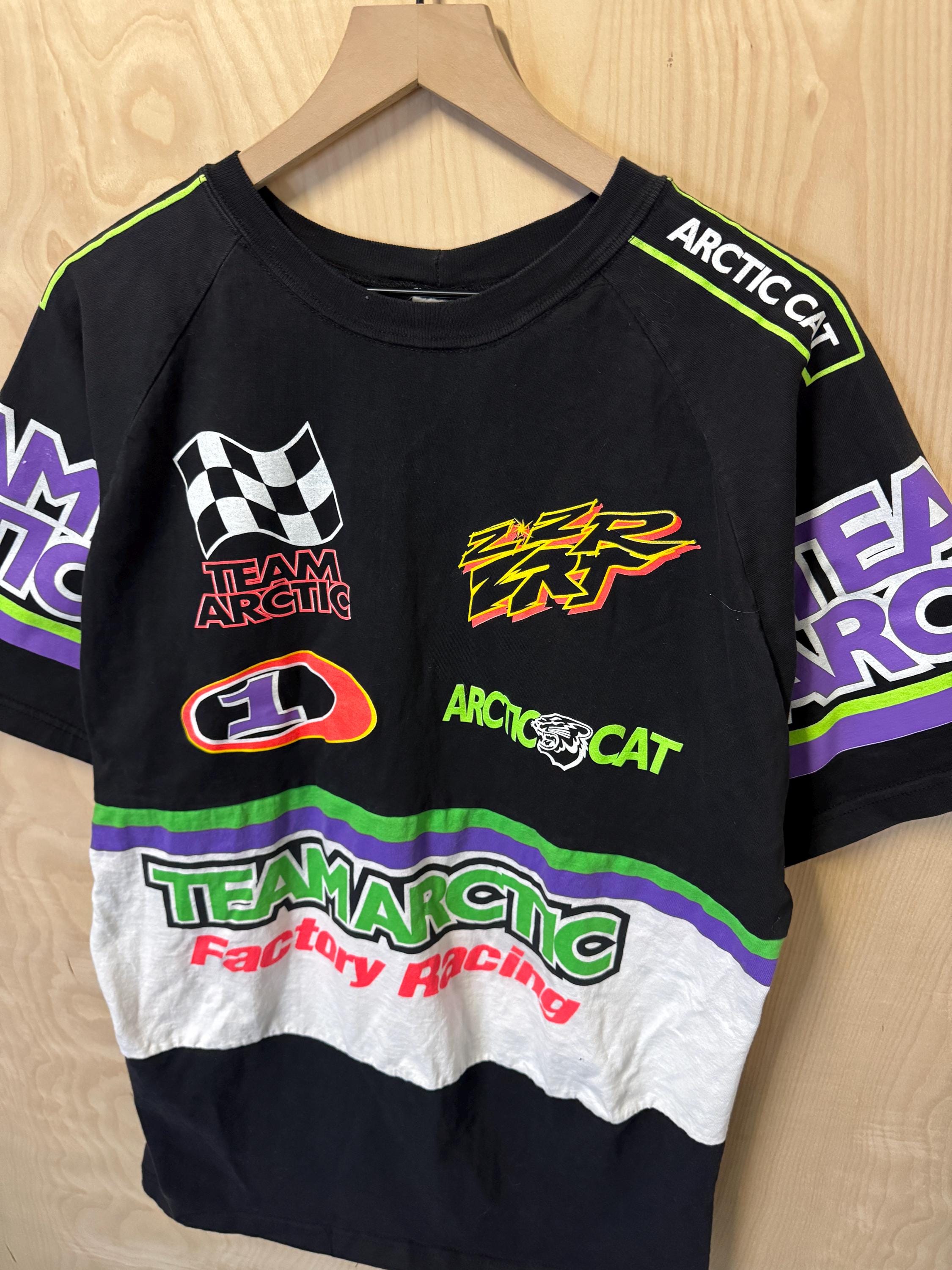 Vintage 90s Arctic Cat Team Arctic Factory Racing All Over