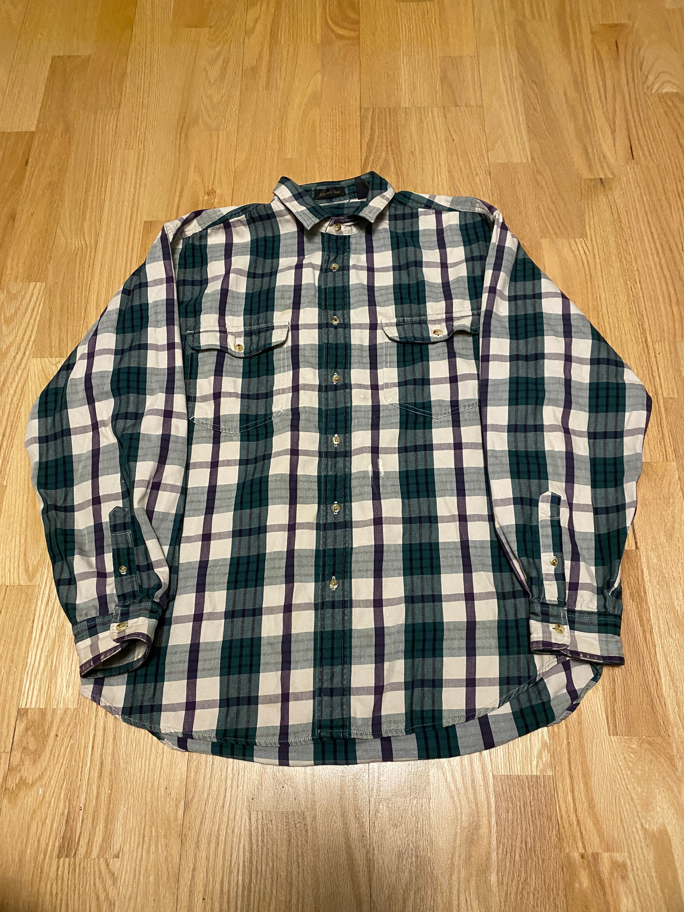 ☆90s USA製 EddieBauerエディーバウアー Elkhorn Twill