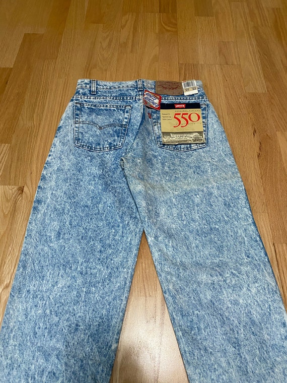 Vintage 90s NWT Levis 550 Relaxed Fit Tapered Leg… - image 1