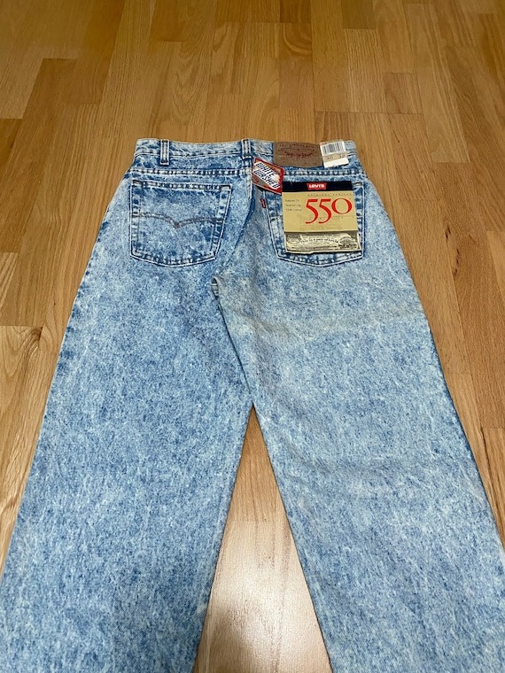 Vintage 90s NWT Levis 550 Relaxed Fit Tapered Leg… - image 1