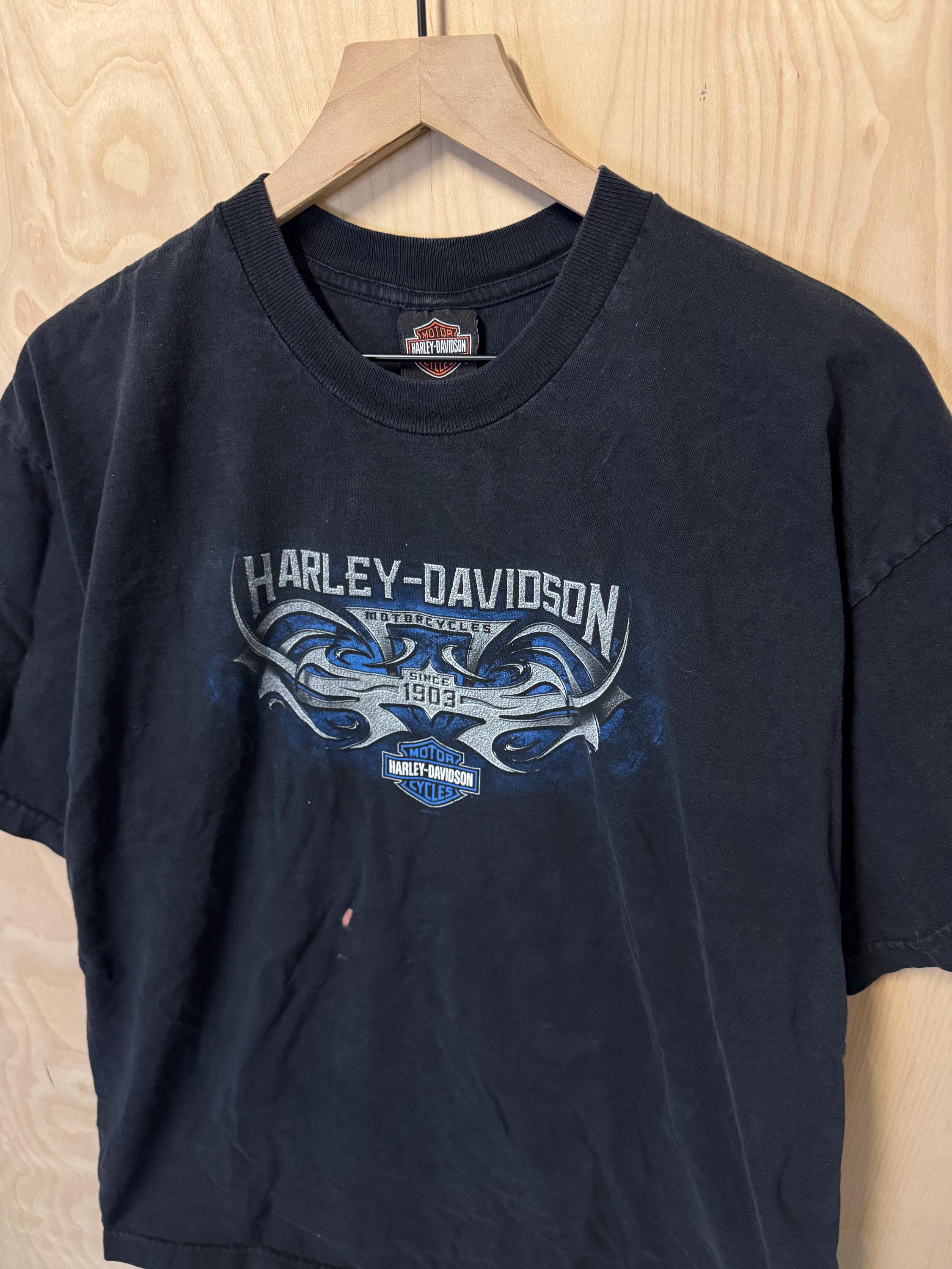 トップス Harley-Davidson t-shirt helmet y2k Y2K Harley-Davidson/ハーレー・ダビッドソン 両面プリント T