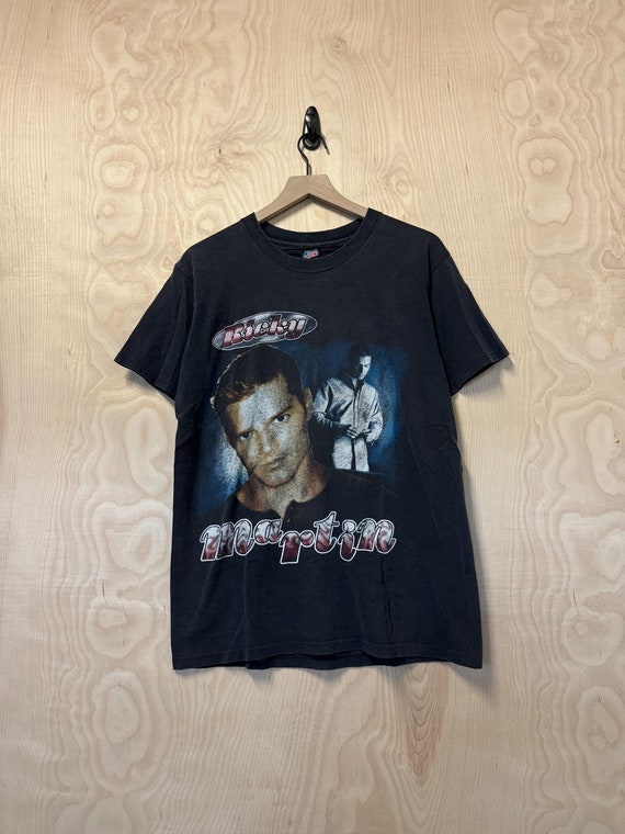 Vintage 90s Ricky Martin Livin La Vida Loca Single Stitch Black