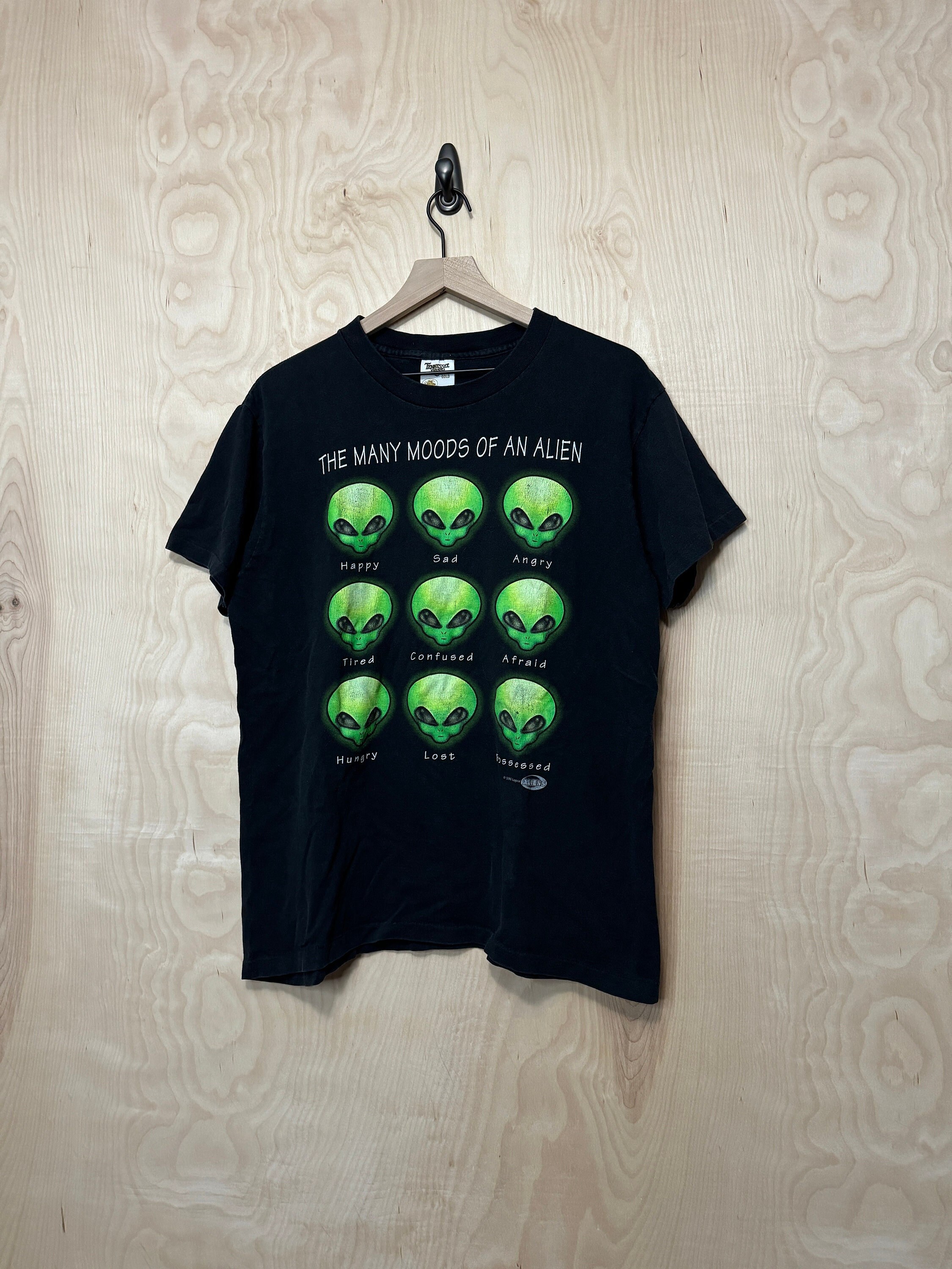 希少90sヴィンテージ Six Flags 宇宙人エイリアン Tシャツ ブラック 希少90sヴィンテージ Six Flags 宇宙人エイリアン Tシャツ ブラック