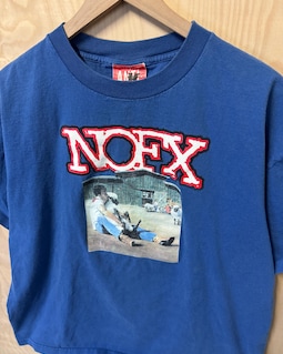 Vintage 90s NOFX Heavy Petting Zoo Graphic Anti Activewear Blue