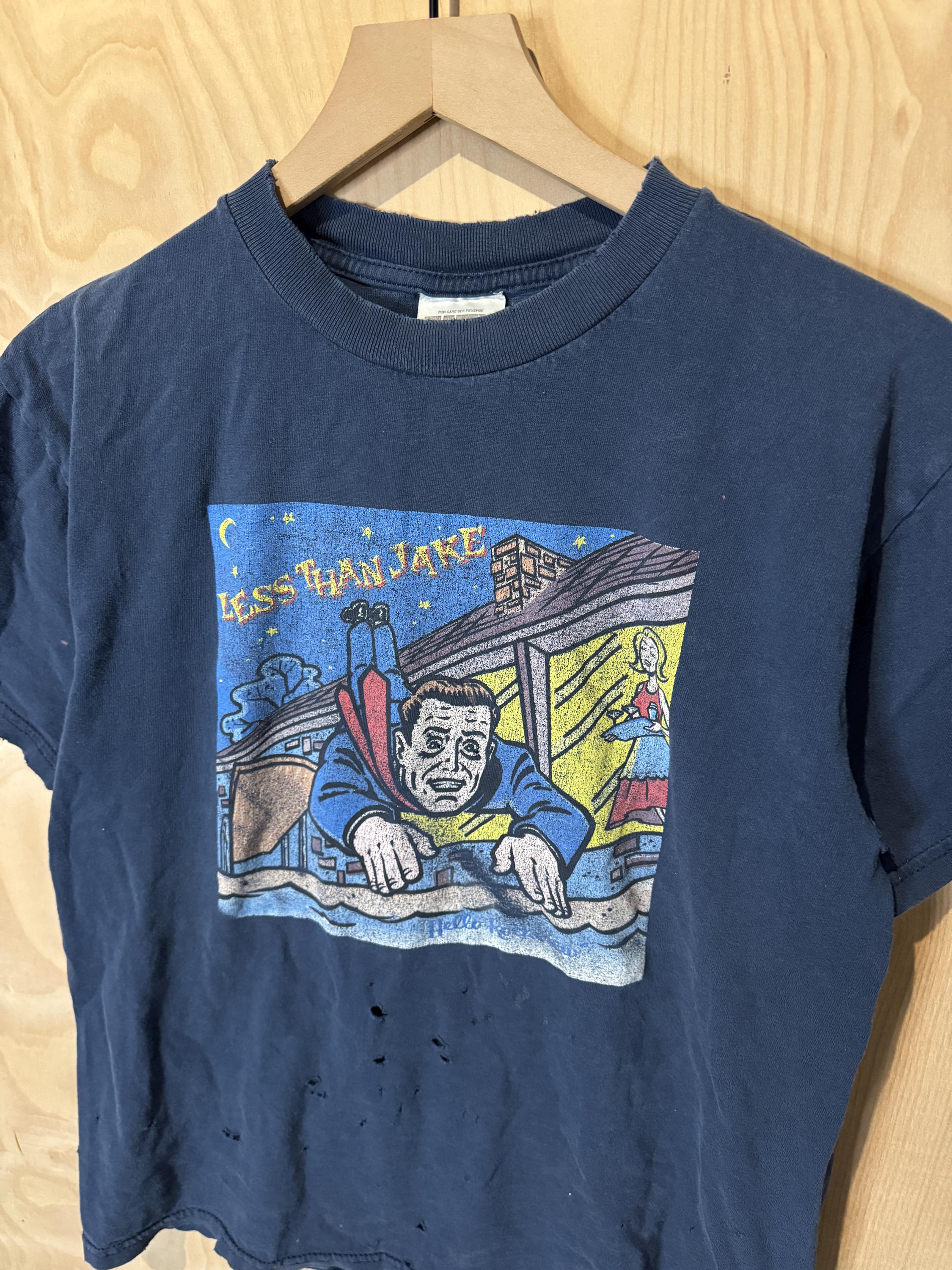 Vintage Less Than Jake Hello Rockview Album Graphic Distressed