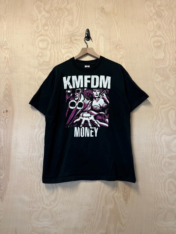 #90年物 KMFDM MONEY Tシャツ 黒色 $_57.JPG?set_id=8800005007