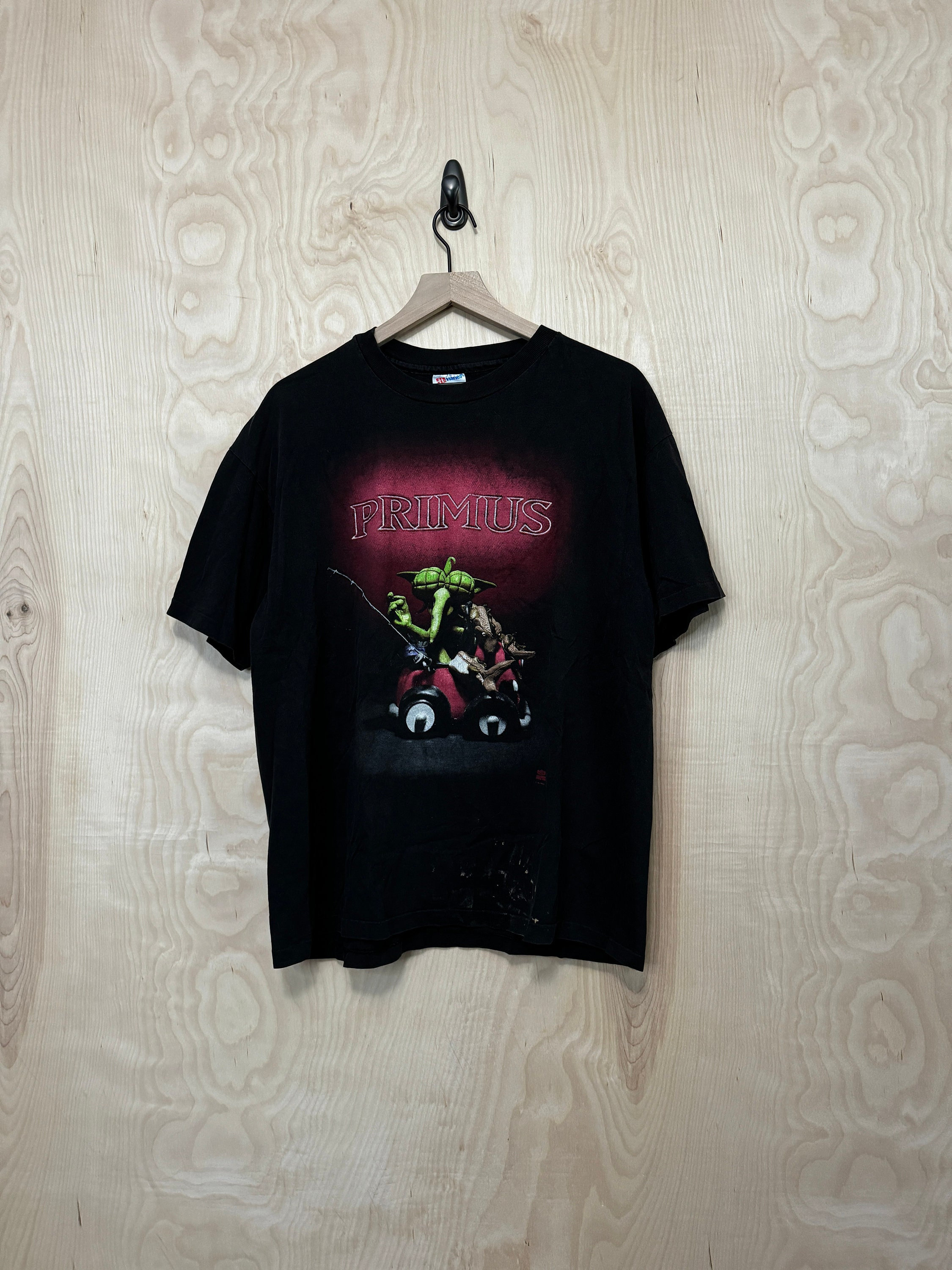 Vintage Primus 1993 Cheesy Home Video Black Cotton T Shirt size XL