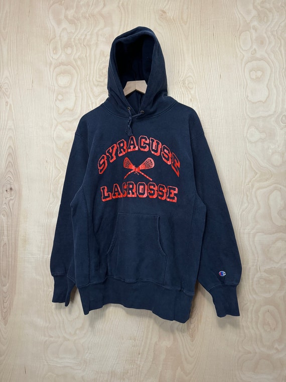 Vintage 90s Champion Reverse Weave Syracuse Lacro… - image 1