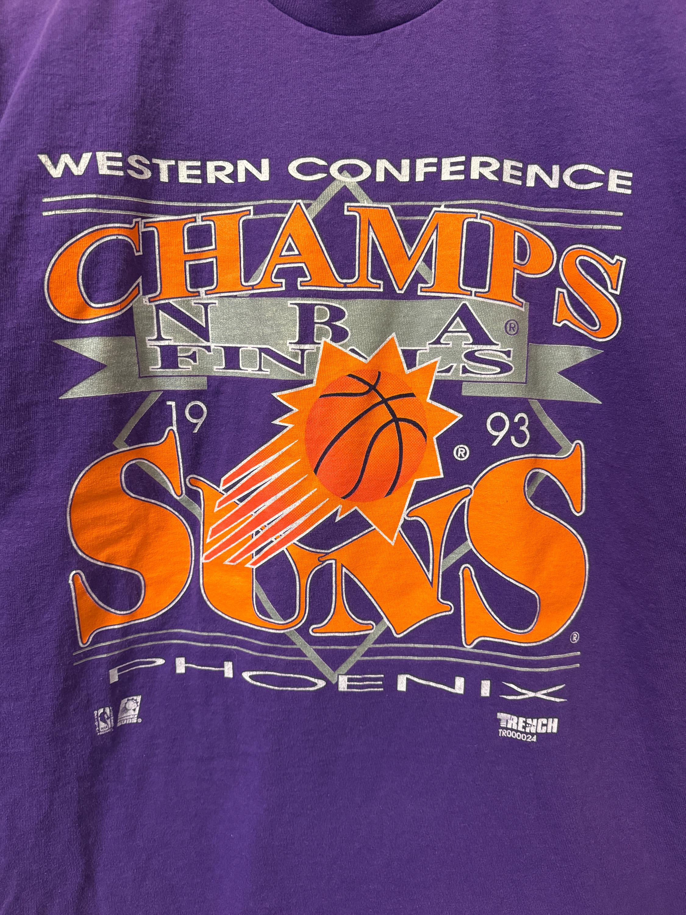 Vintage Phoenix Suns 1993 Western Conference Champions Graphic