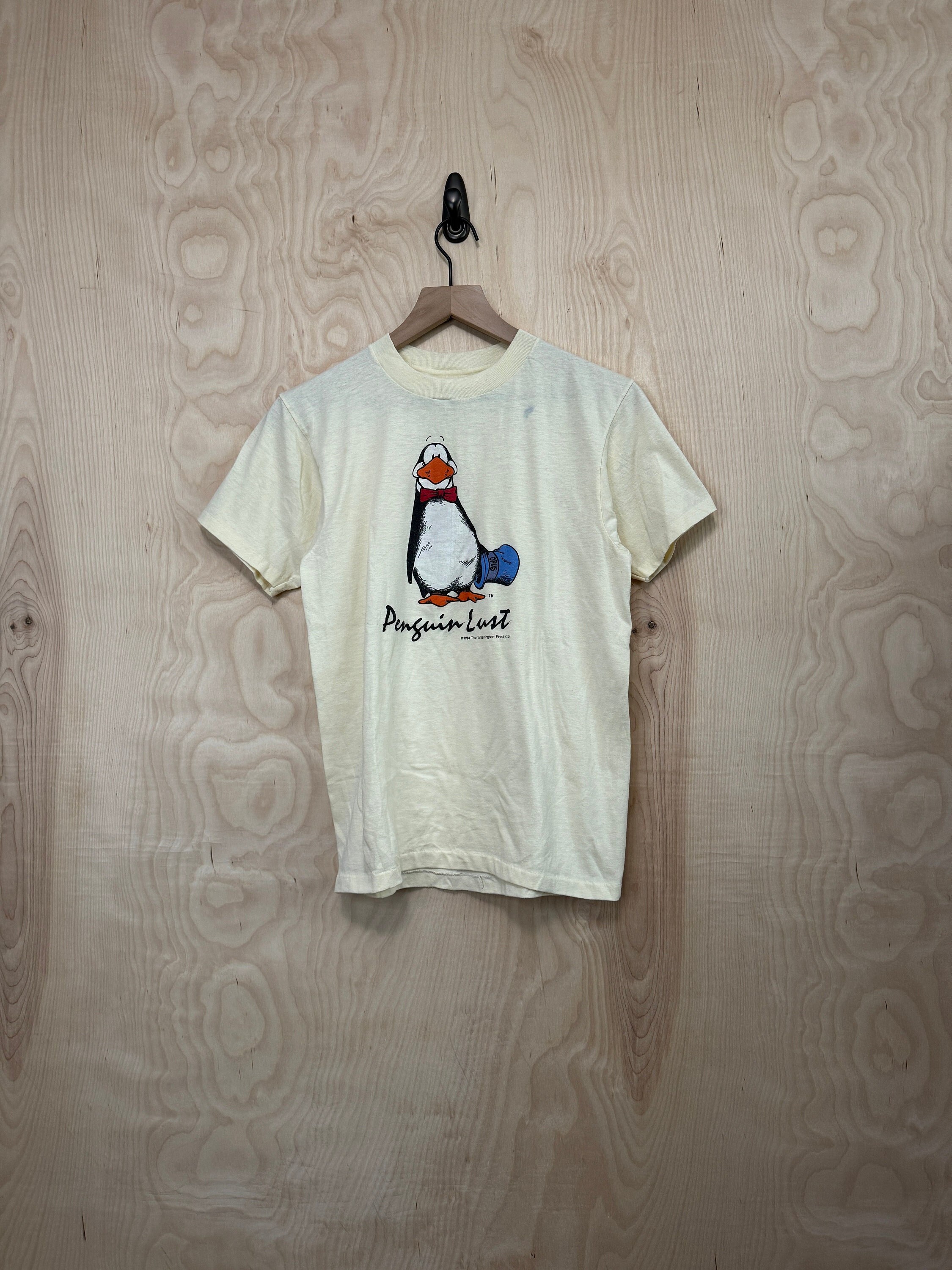 Vintage 80s Penguin Lust Opus The Penguin Graphic Cotton Polyester 